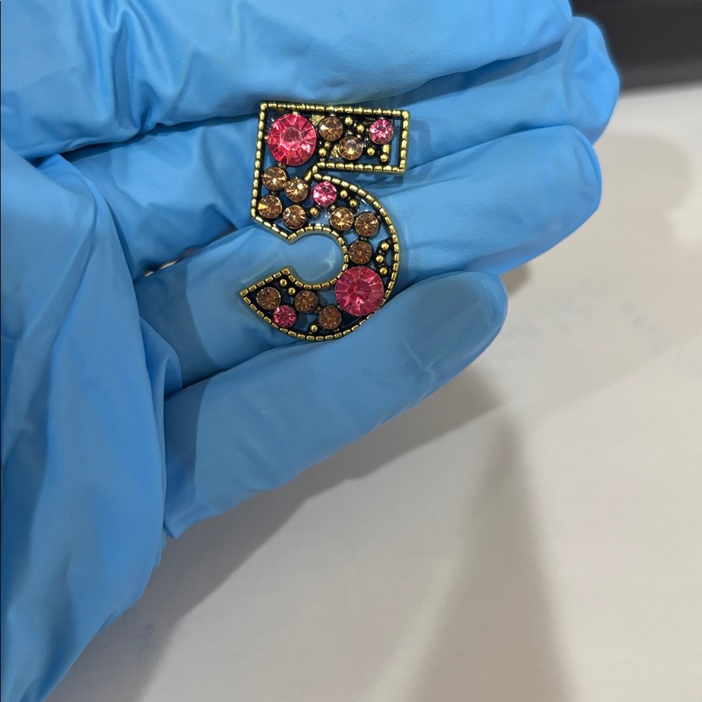 Embellished Number 5